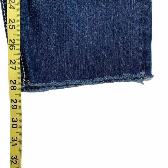 Miss Me Distressed Womens Boot Cut Jeans Embellished Studded Floral Size 30 - Picture 9 of 12